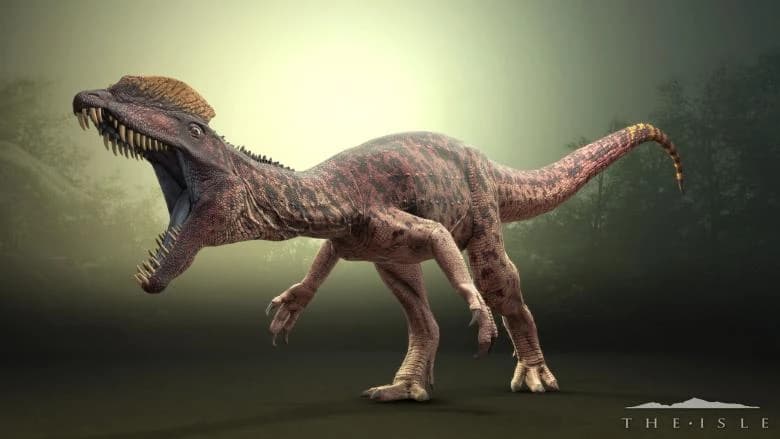 Dilophosaurus in The Isle